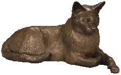 Sculpture of Bill's Cat